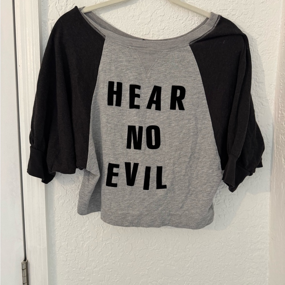 Diesel Black and Gray Women's Sweatshirt with Statement Print